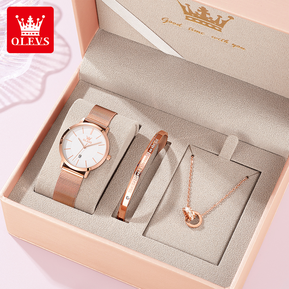Luxury Watch Logos - OLEVS Woman Watch 5869 Elegant Fashion
