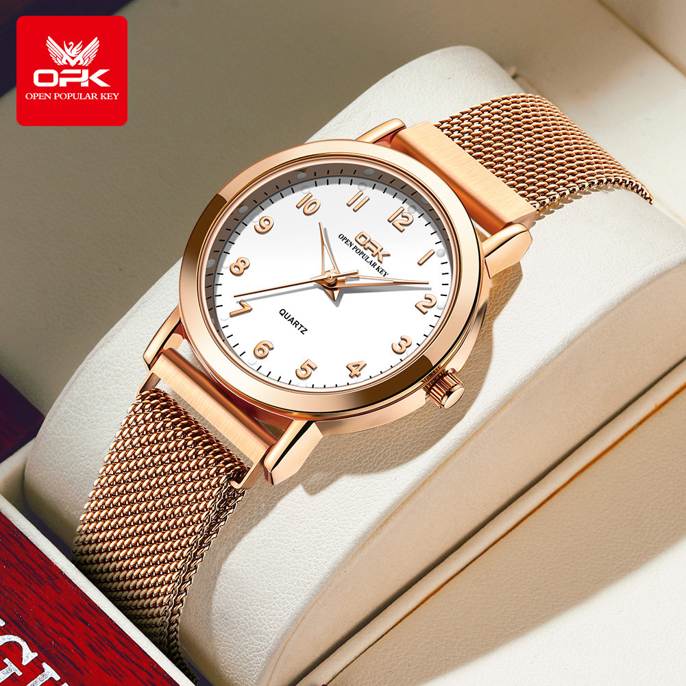 Luxury Watch For Girls - OPK 8115 Women's Watches Simple Fashion