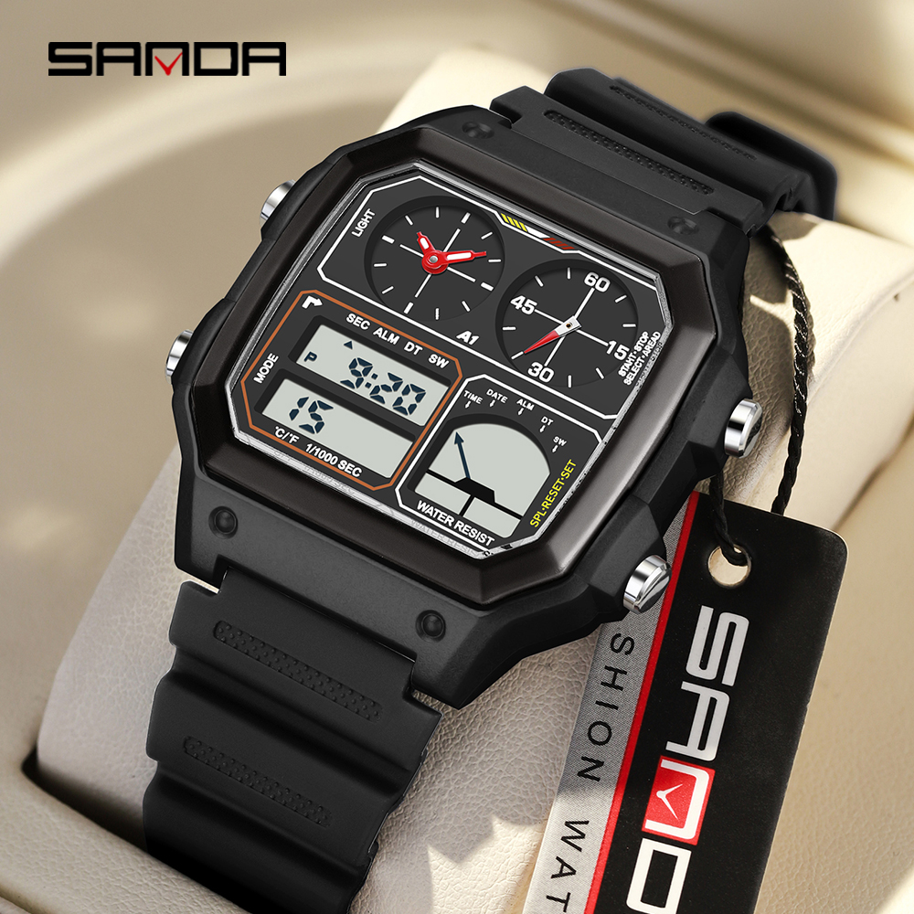 Fashion SANDA 6257 Popular Men – обзор и цена Luxury Watch Shop