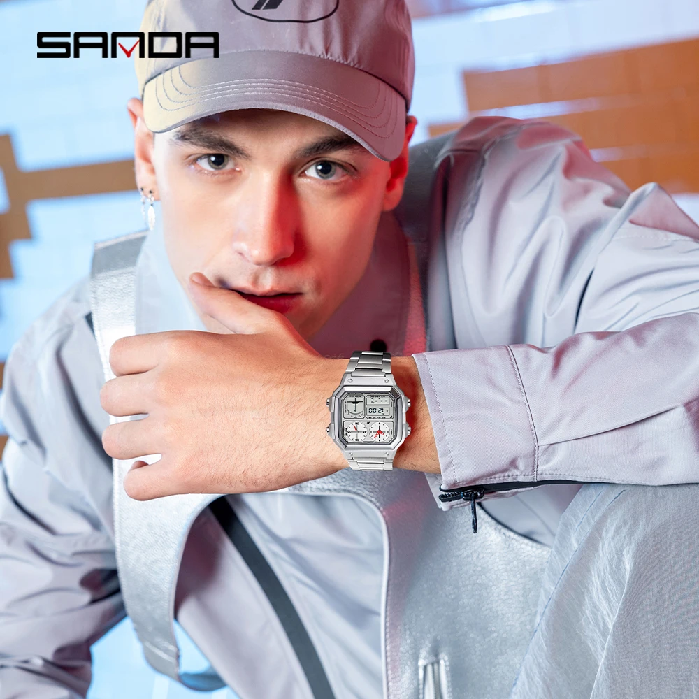 Fashion SANDA 6257 Popular Men – обзор и цена Luxury Watch Shop