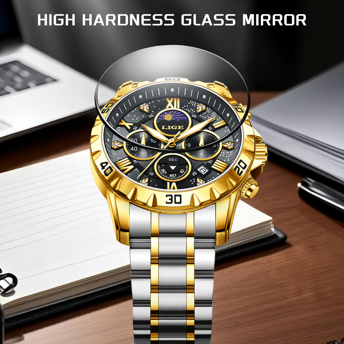 LIGE Top Brand Luxury Quartz M – обзор и цена Luxury Quartz Watch Brands