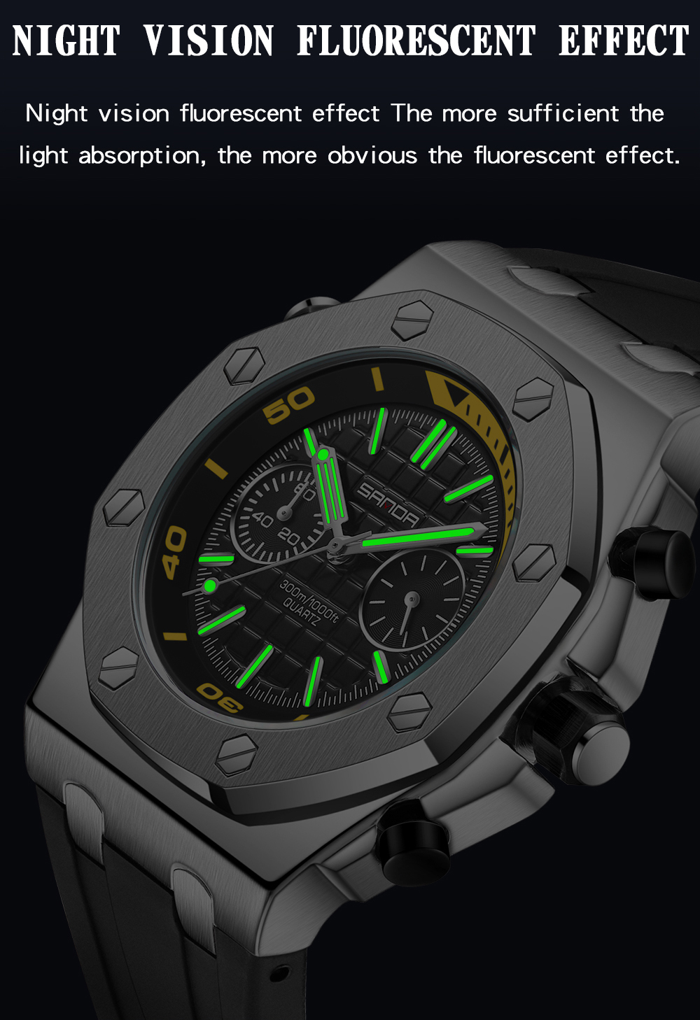 SANDA 7027 Fashion Luxury Men' – обзор и цена Luxury Watch Shop