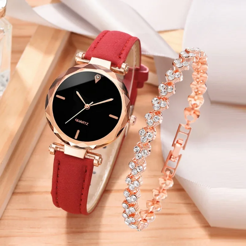 2pcs Luxury Fashion Women Watc – обзор и цена Luxury Watch For Girls