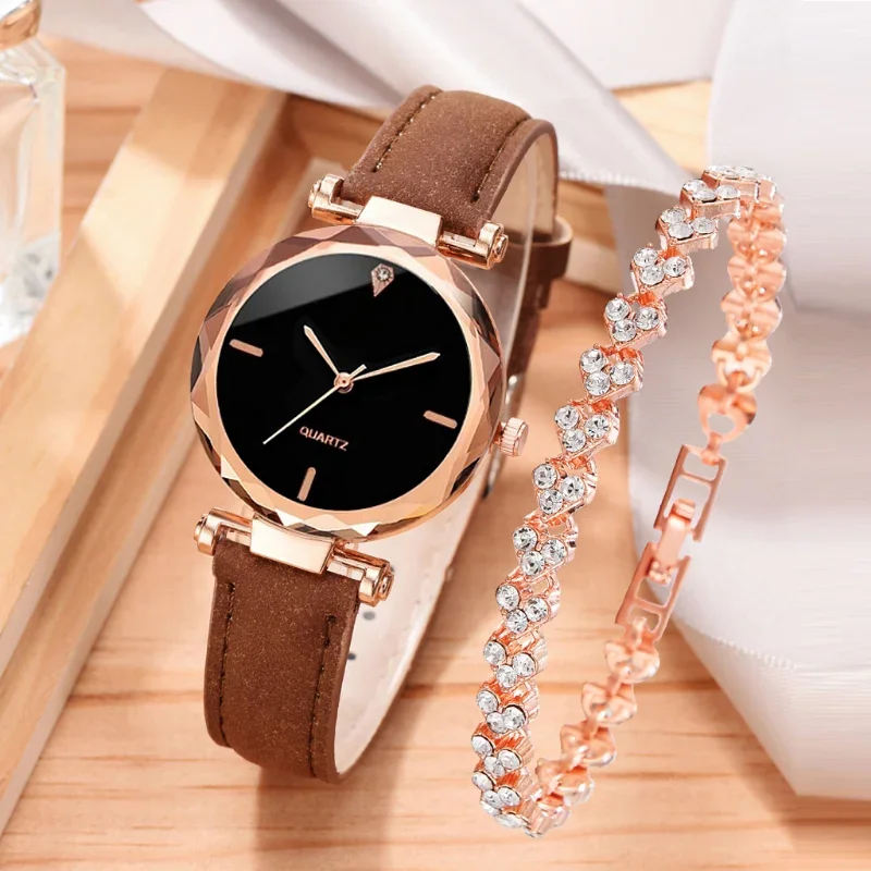 2pcs Luxury Fashion Women Watc – обзор и цена Luxury Watch For Girls