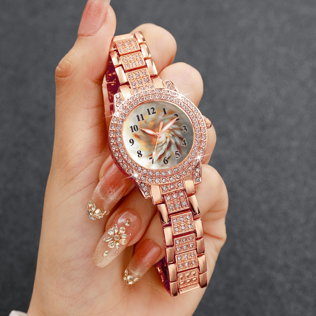 6PCS Luxury Rhinestone Women Q – обзор и цена Luxury Watch Packaging Box
