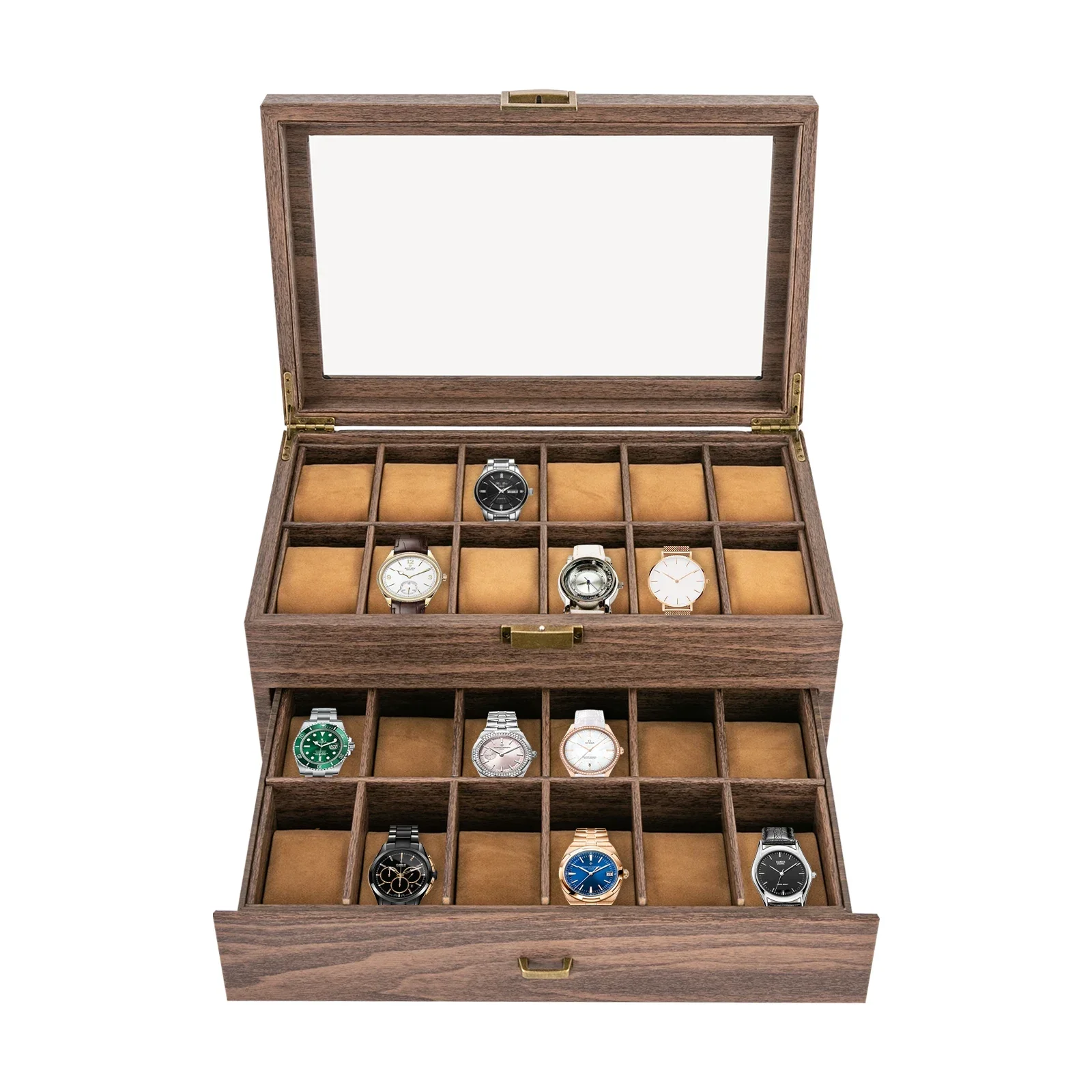 Luxury 2-Tier Wooden Watch Dis – обзор и цена Luxury Watch Tier