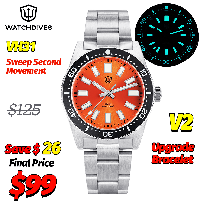 Watchdives WD1965 V2 Quartz Wa – обзор и цена Luxury Watch And Bracelet