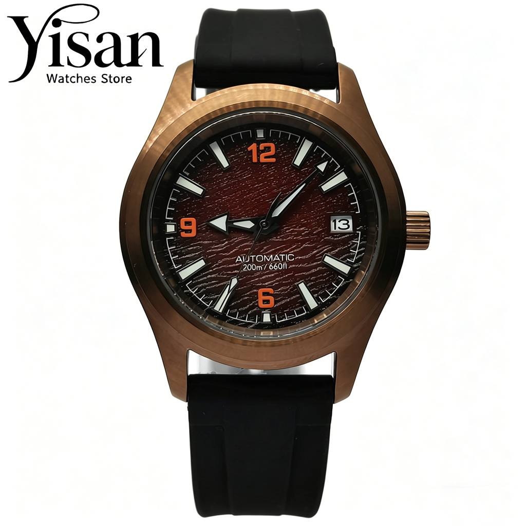 36mm 39mm NH35 automatic movem – обзор и цена Luxury Watch Black