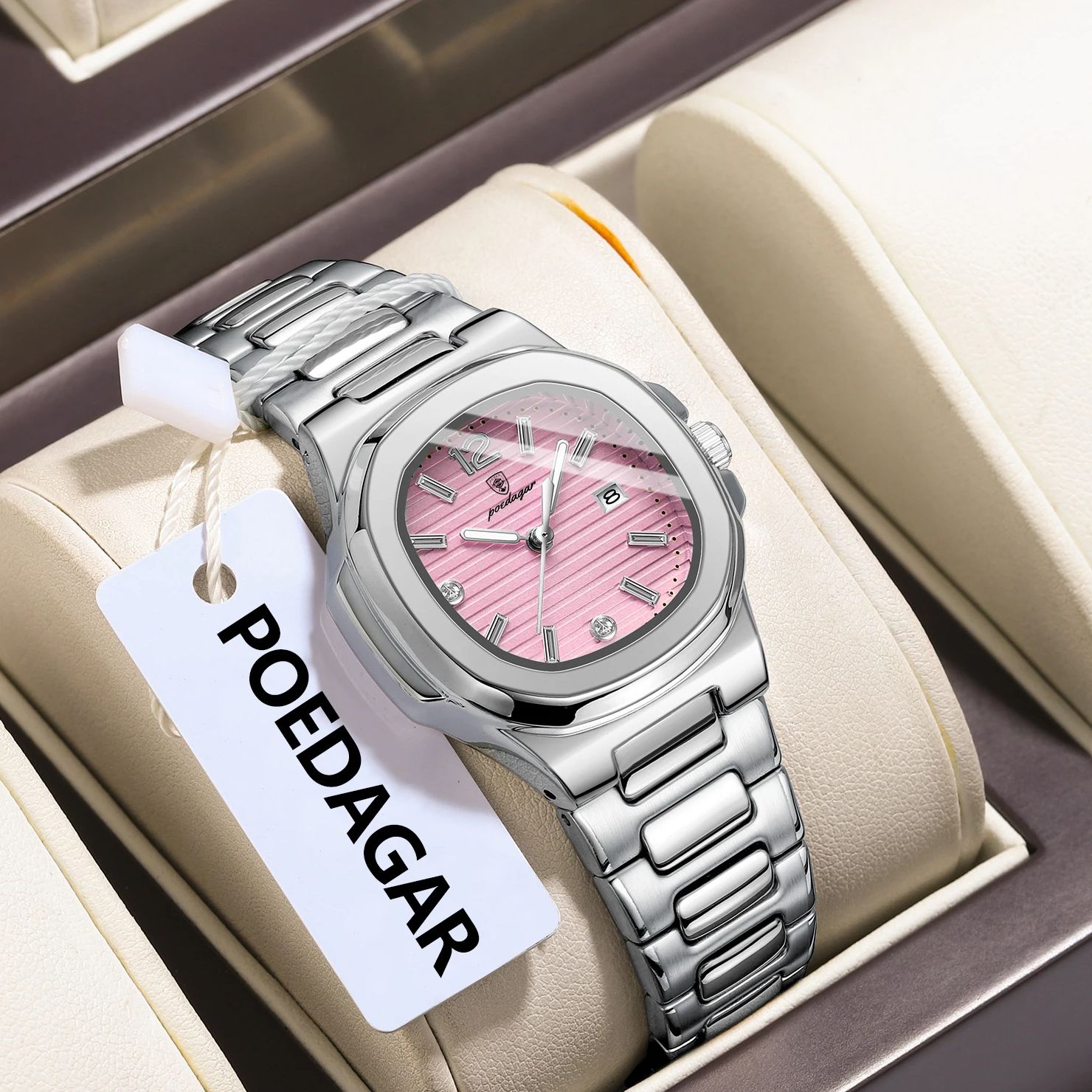 POEDAGAR Square Fashion Woman  – обзор и цена Luxury Watch For Girls