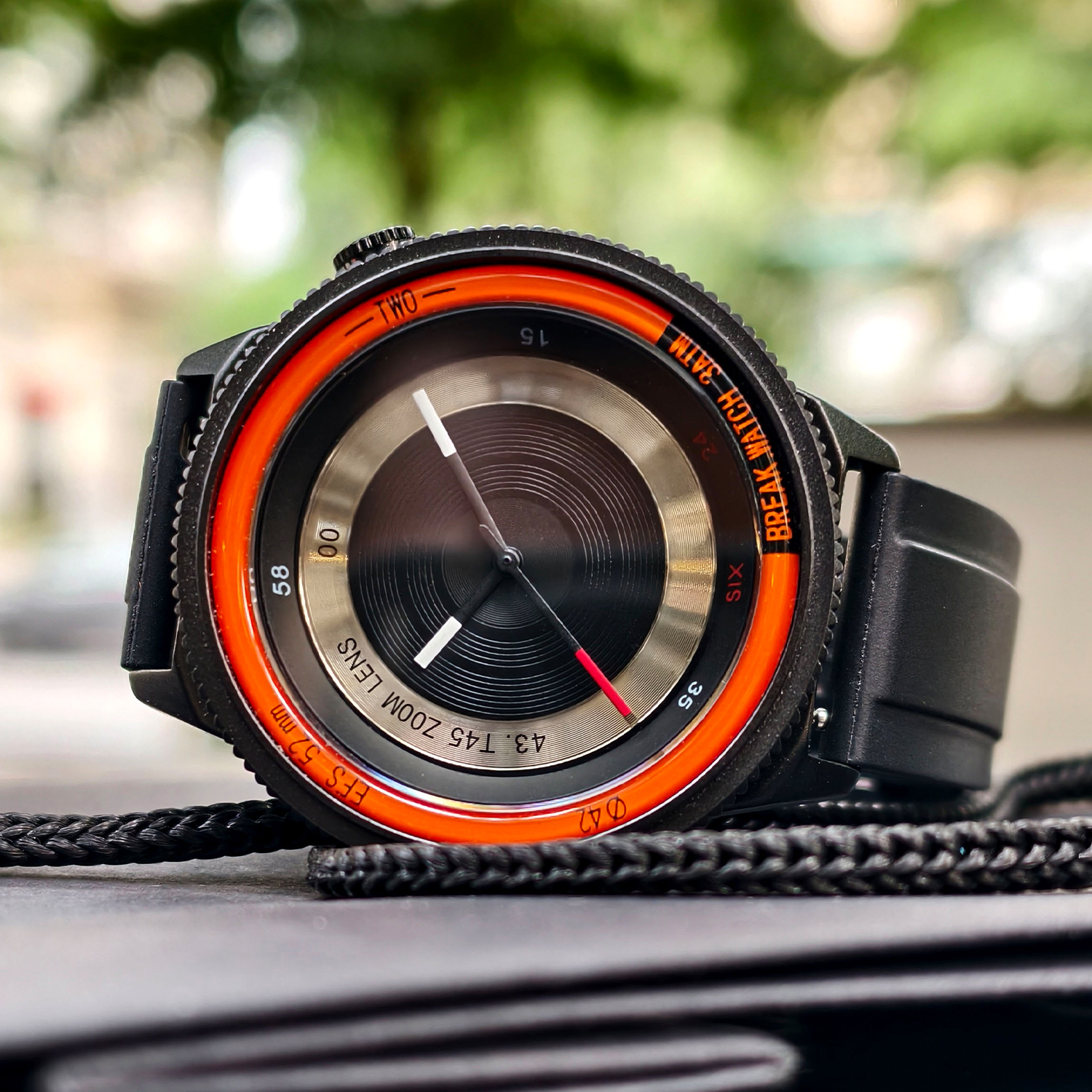 BREAK Black Camera Series Men  – обзор и цена Luxury Watch All Black