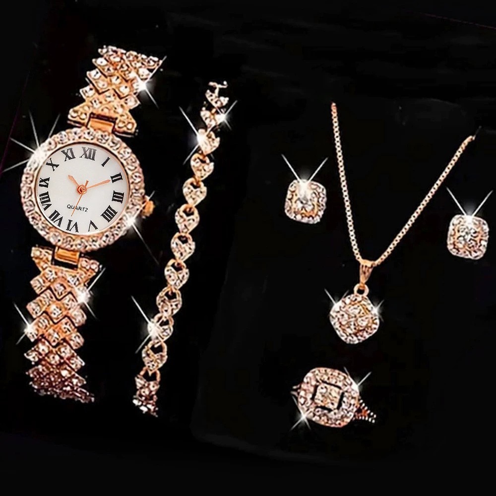 6PCS/Set Luxury Rhinestone Wom – обзор и цена Luxury Watch Packaging Box
