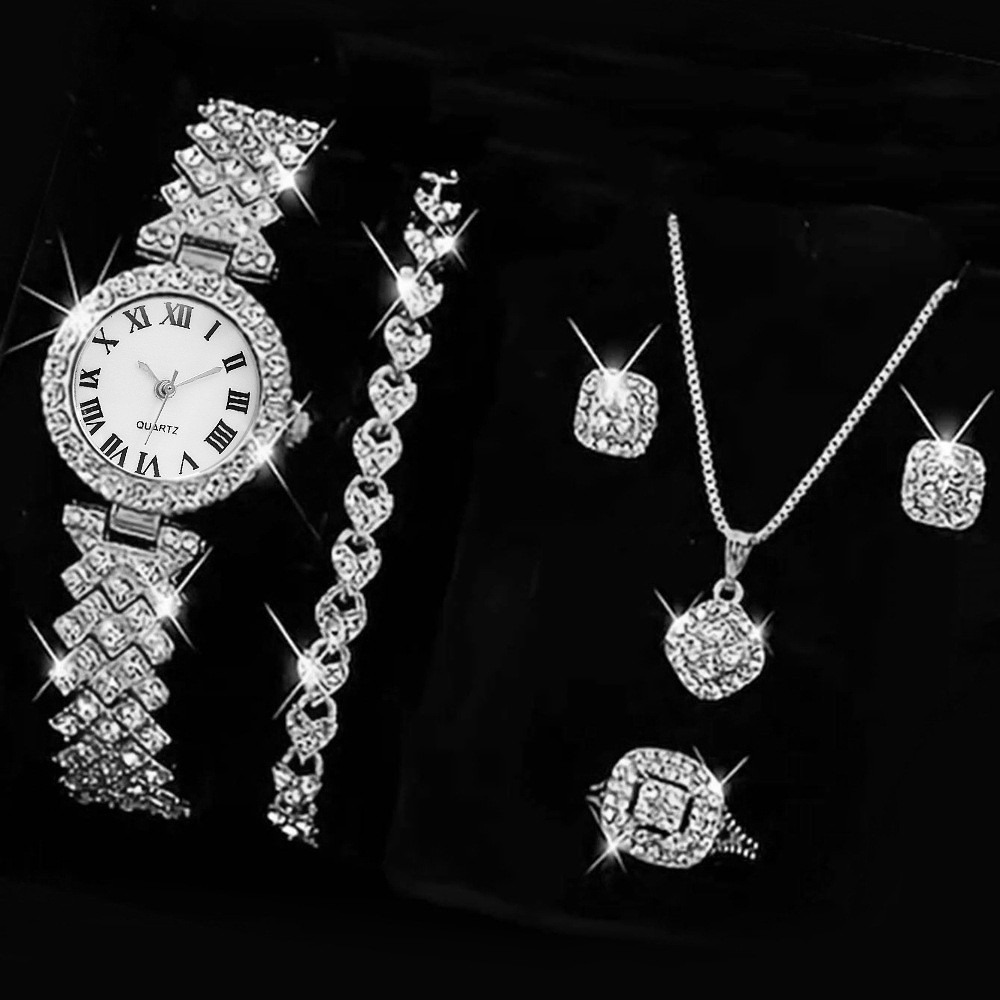 6PCS/Set Luxury Rhinestone Wom – обзор и цена Luxury Watch Packaging Box