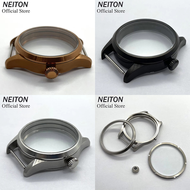 NEITON 42mm Manual Watch Case  – обзор и цена Luxury Watch Black