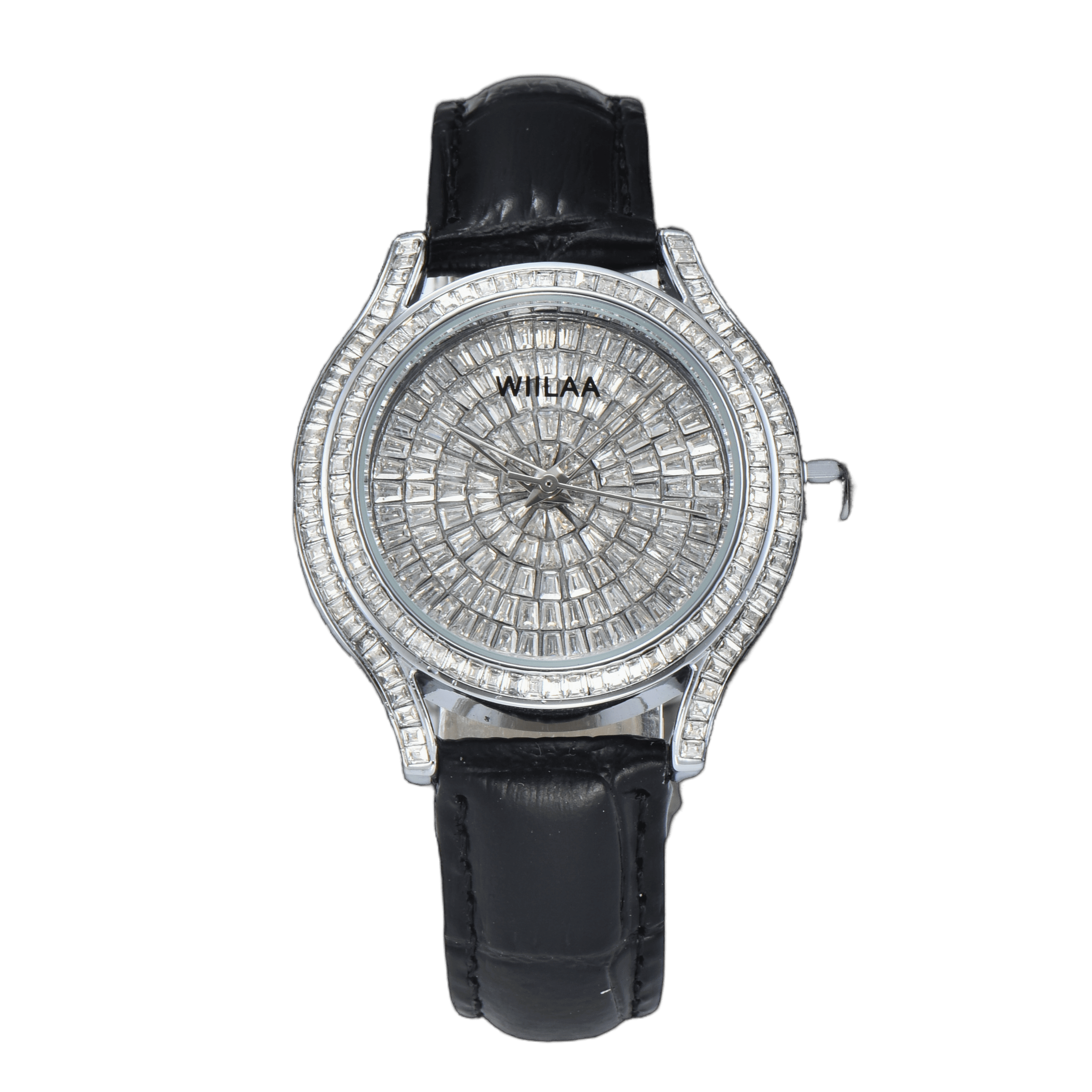 WIILAA Luxury Women's Crystal  – обзор и цена Luxury Watch All Black