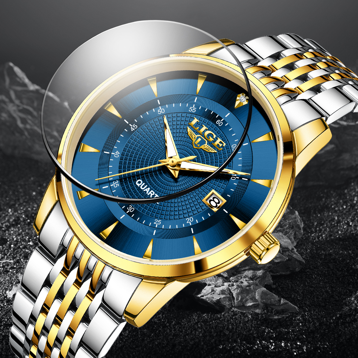 LIGE New 2026 Luxury Man Watch – обзор и цена Luxury Watch And Bracelet