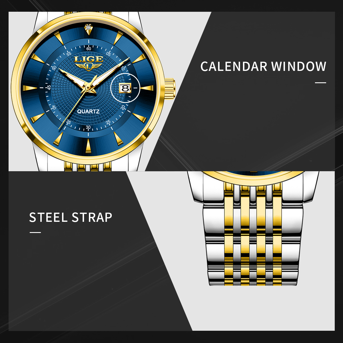 LIGE New 2026 Luxury Man Watch – обзор и цена Luxury Watch And Bracelet