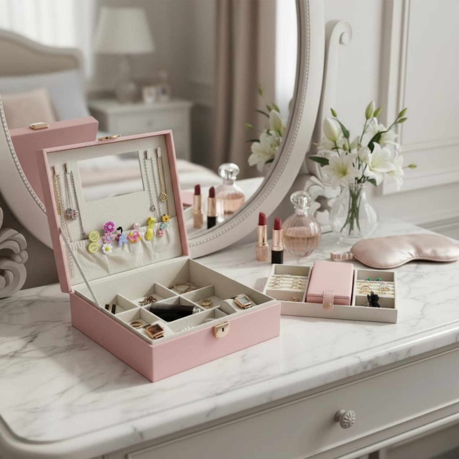 Multi-Tier Jewelry Box Soft Lu – обзор и цена Luxury Watch Tier