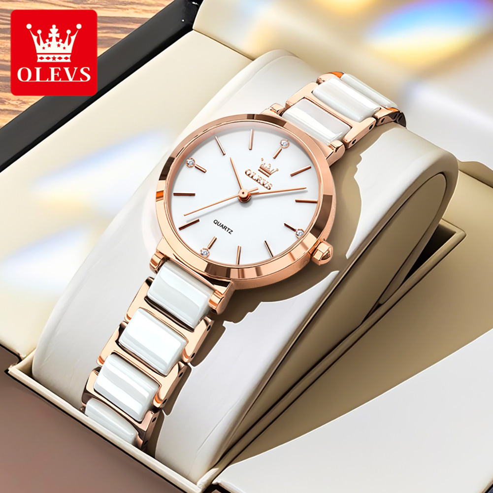 OLEVS Women Watch 5877 Luxury  – обзор и цена Luxury Watch And Bracelet