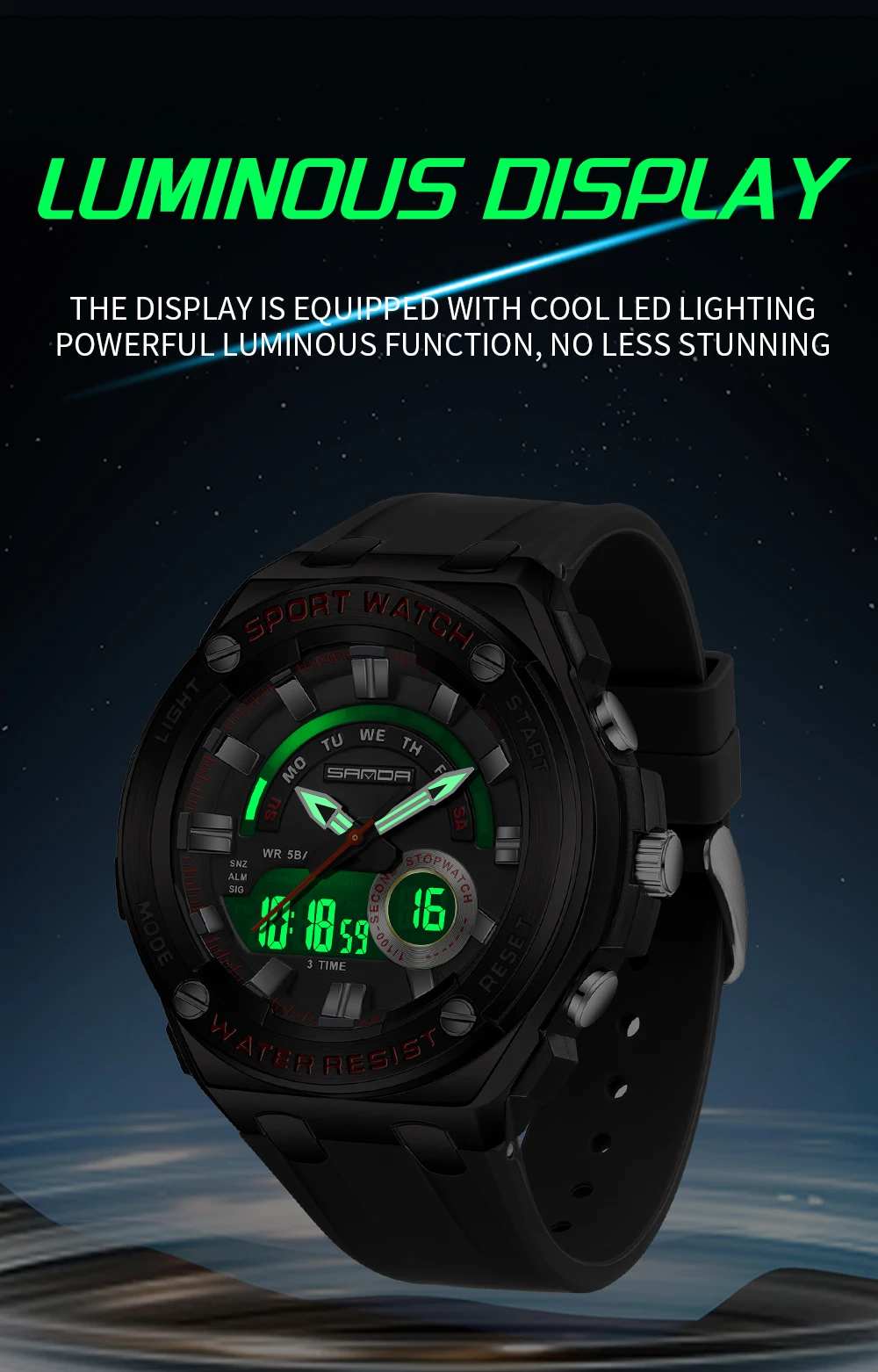 SANDA New Hot Selling Men's El – обзор и цена Luxury Watch Shop