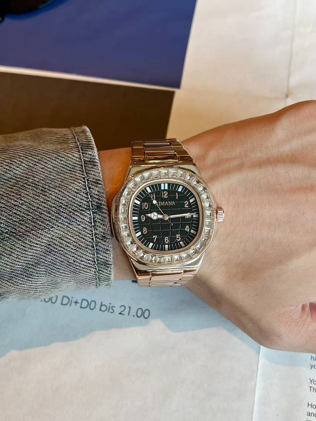 full diamond watch ring for ma – обзор и цена Luxury Watch In Dubai