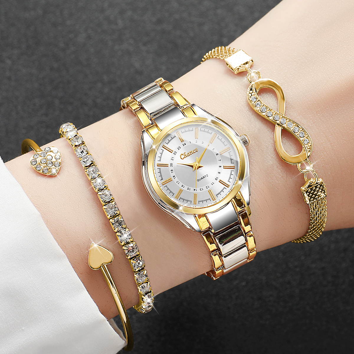 4PCS Elegant Women Watches Bra – обзор и цена Luxury Watch Packaging Box