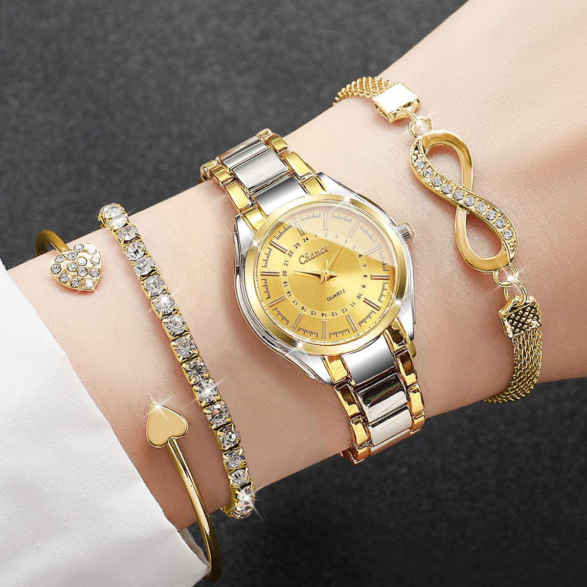 4PCS Elegant Women Watches Bra – обзор и цена Luxury Watch Packaging Box