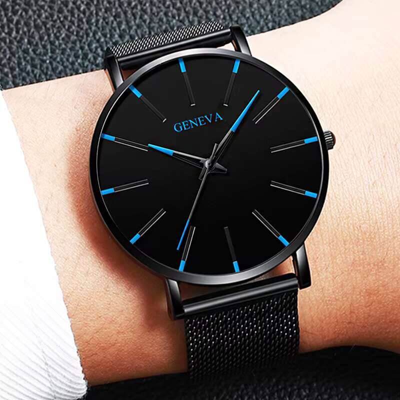 5PCS/Set Luxury Men Business W – обзор и цена Luxury Watch All Black