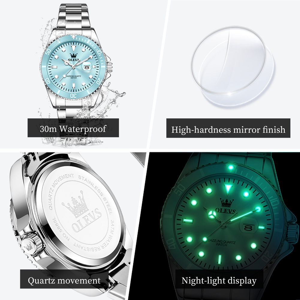 OLEVS Luxury Stainless Steel W – обзор и цена Luxury Watch For Girls