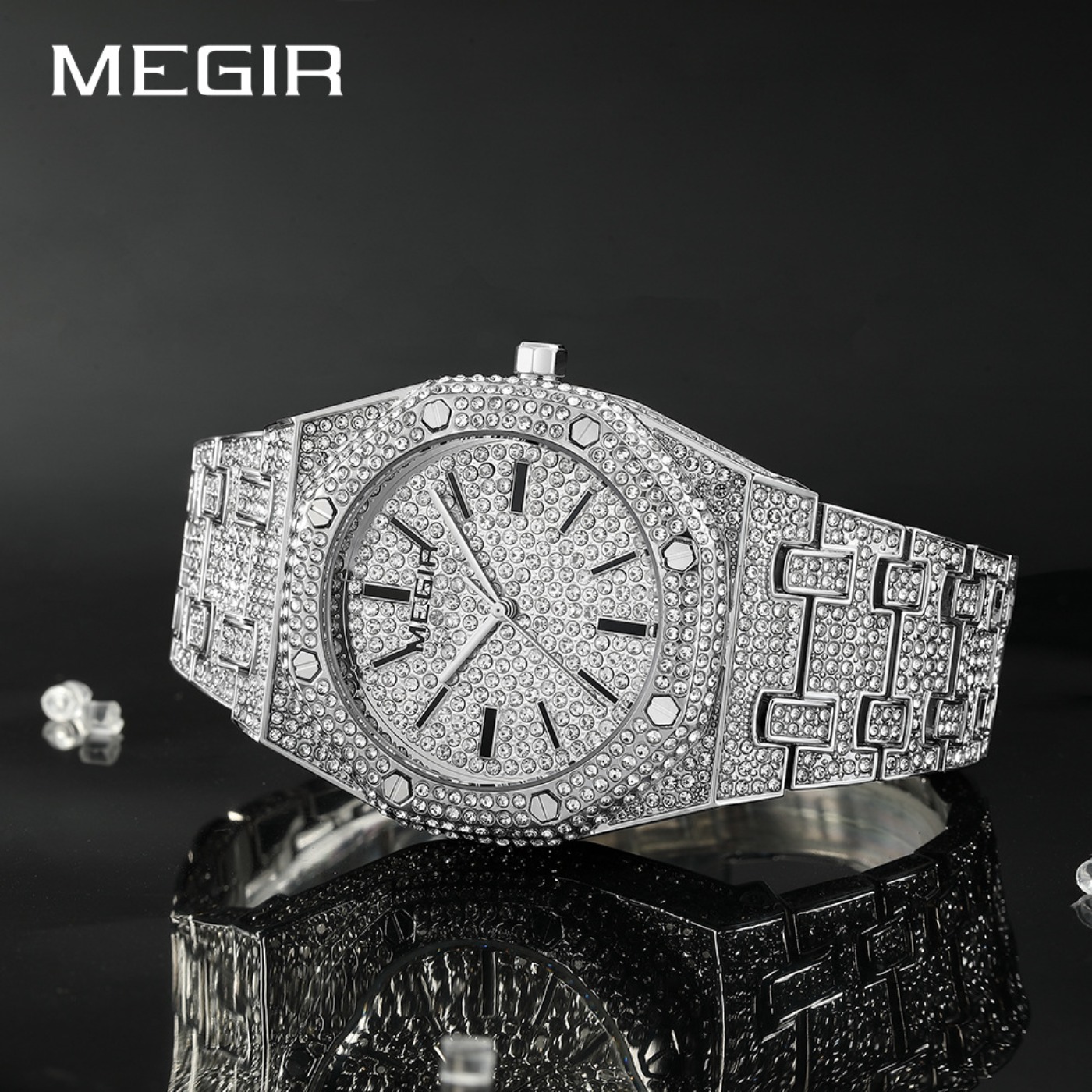 MEGIR Luxury Quartz Rhinestone – обзор и цена Luxury Quartz Watch Brands