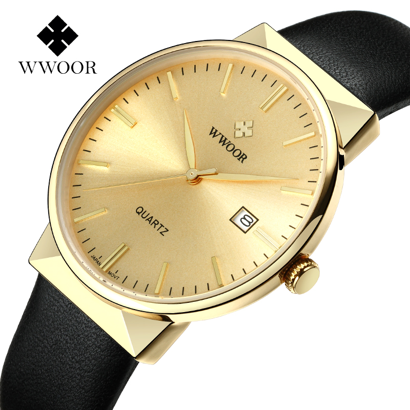 WWOOR Men's Watches Top Brand  – обзор и цена Luxury Watch All Black
