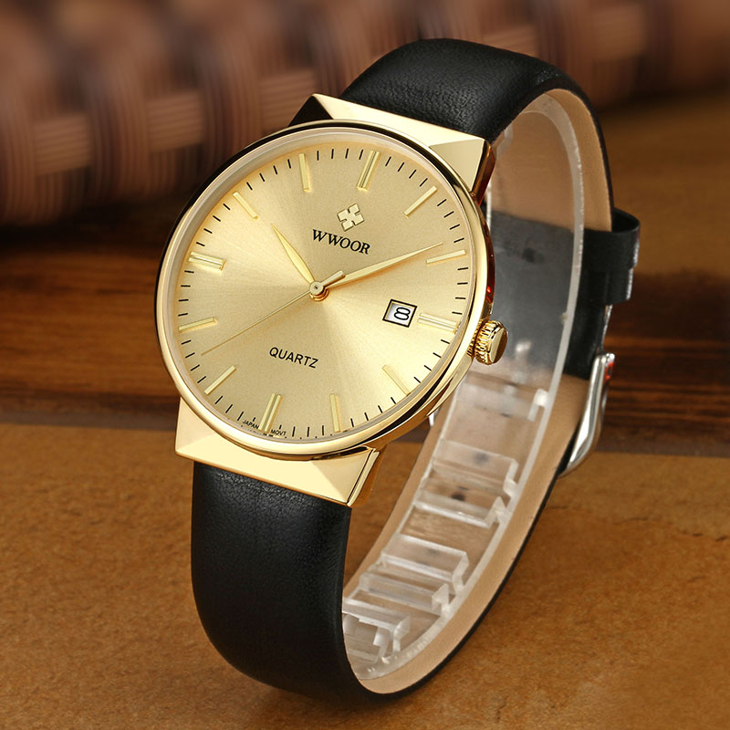 WWOOR Men's Watches Top Brand  – обзор и цена Luxury Watch All Black