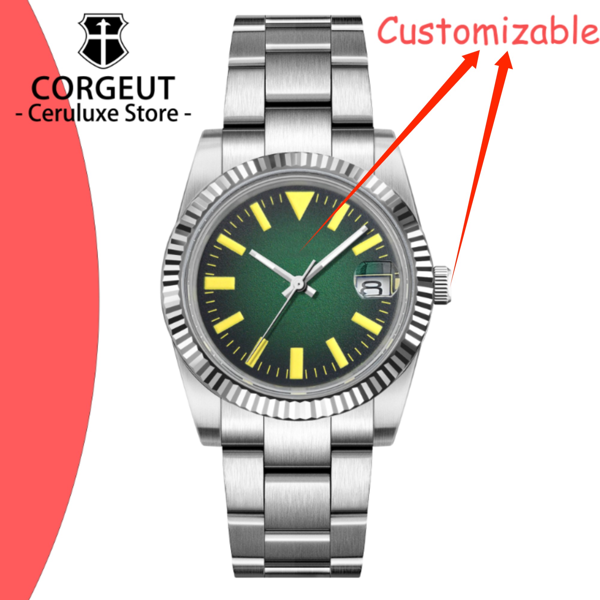 Custom Logo 36/39mm New NH35 A – обзор и цена Luxury Watch Logos
