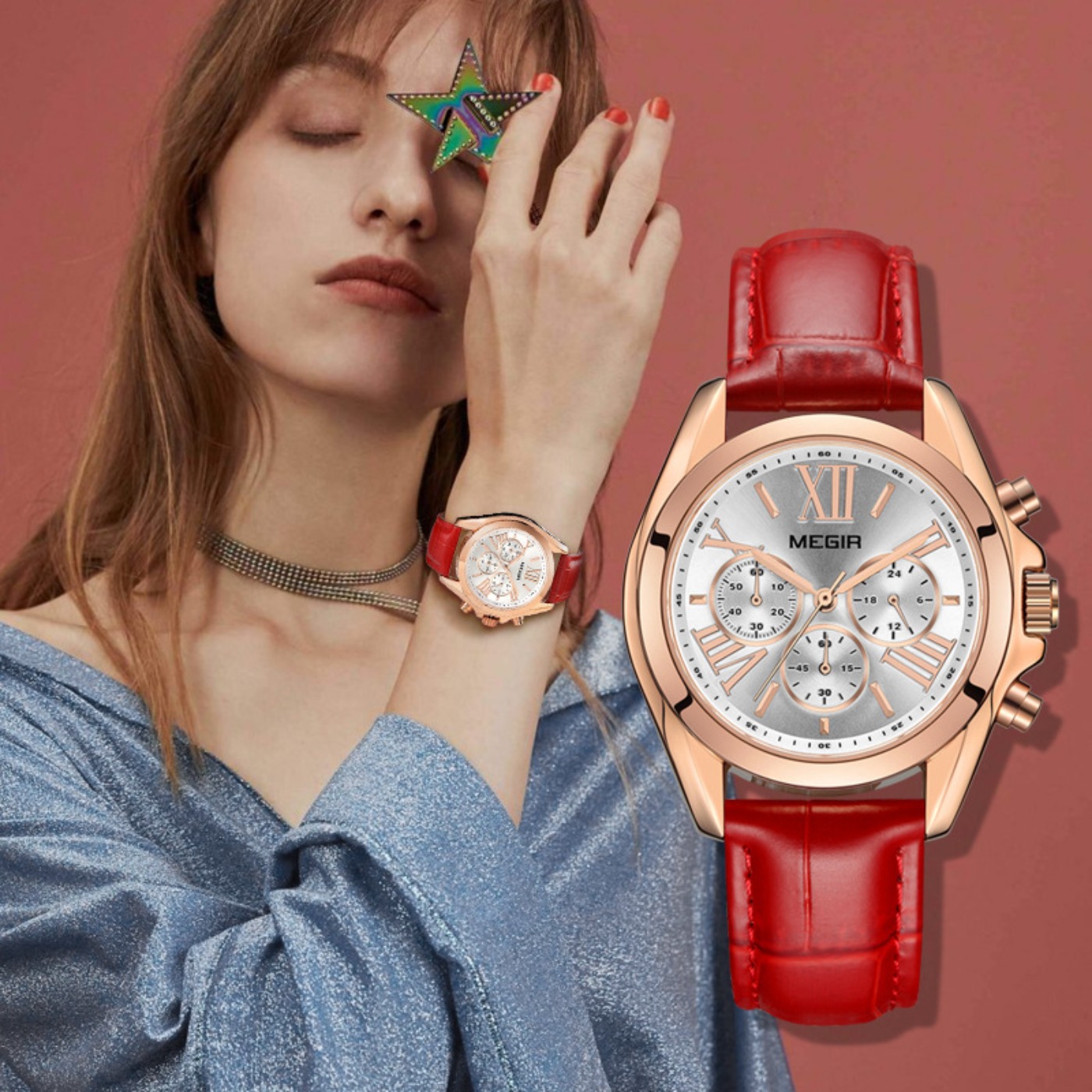 MEGIR New Luxury Leather Watch – обзор и цена Luxury Quartz Watch Brands