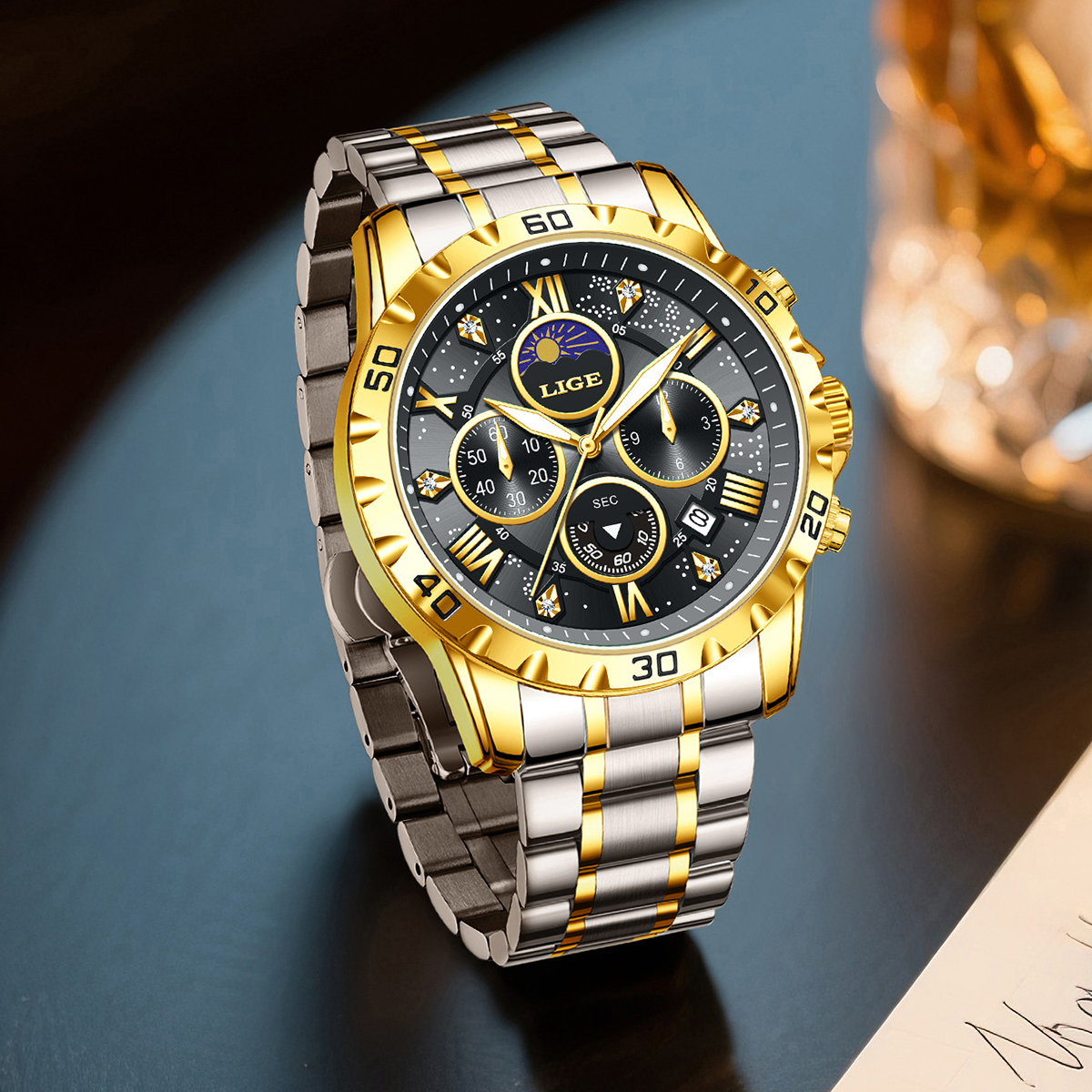 LIGE Top Brand Luxury Quartz M – обзор и цена Luxury Quartz Watch Brands
