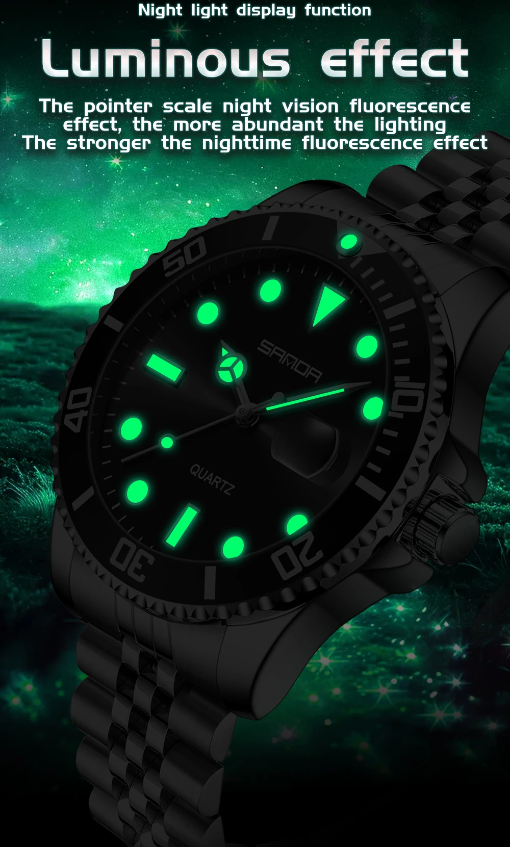 SANDA 1099 Fashion Luxury Men' – обзор и цена Luxury Watch Shop