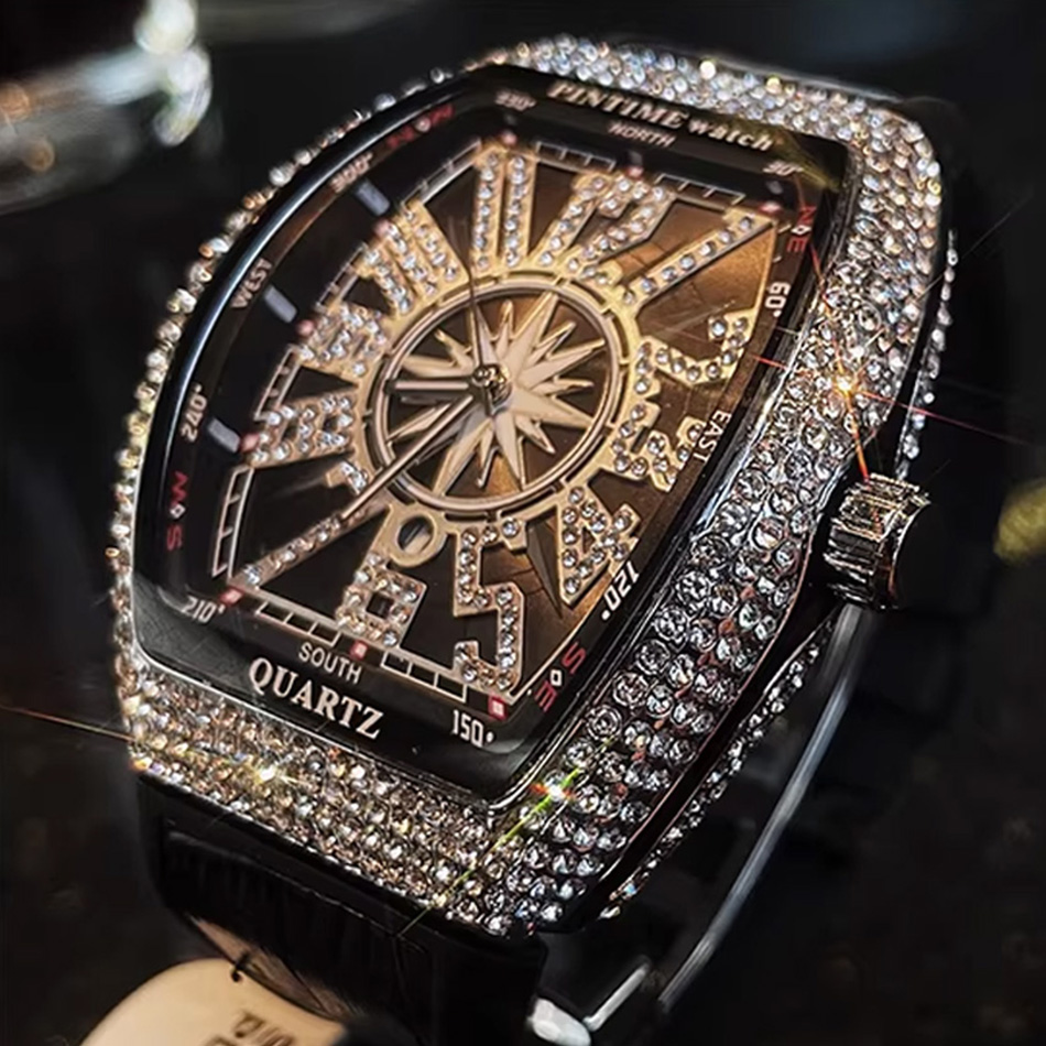 Premium Brand Luxury Diamond W – обзор и цена Luxury Watch All Black