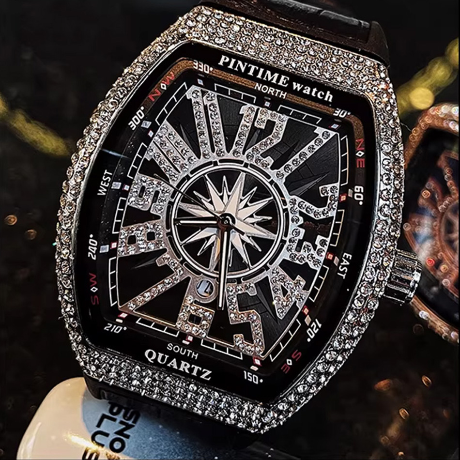 Premium Brand Luxury Diamond W – обзор и цена Luxury Watch All Black
