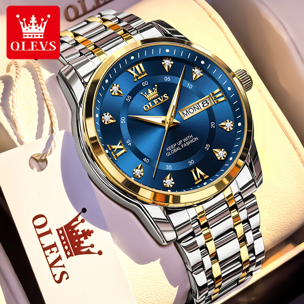 OLEVS Brand Fashion men's watc – обзор и цена Luxury Quartz Watch Brands