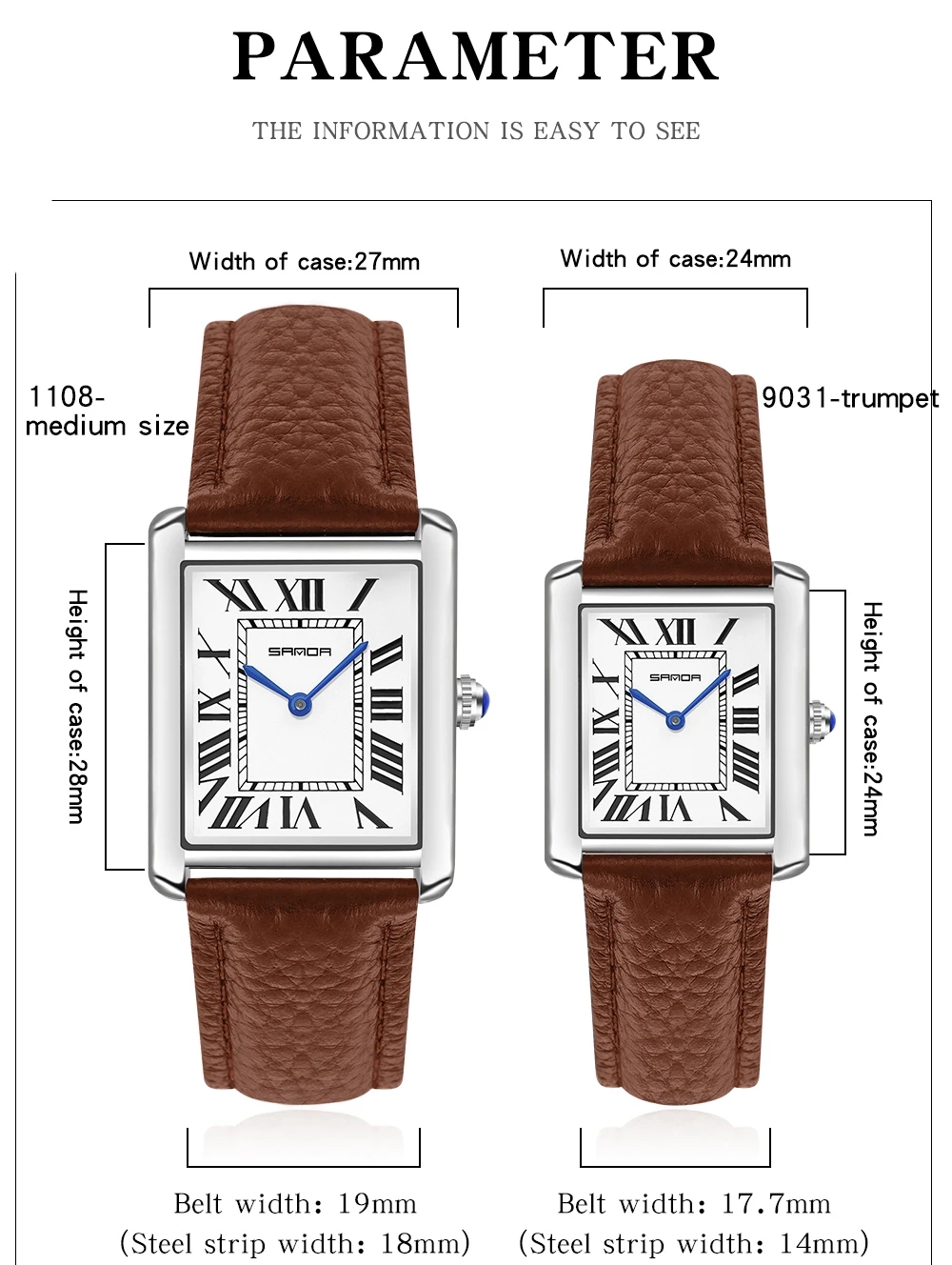 Sanda Rectangular Wrist Watche – обзор и цена Luxury Watch Packaging Box