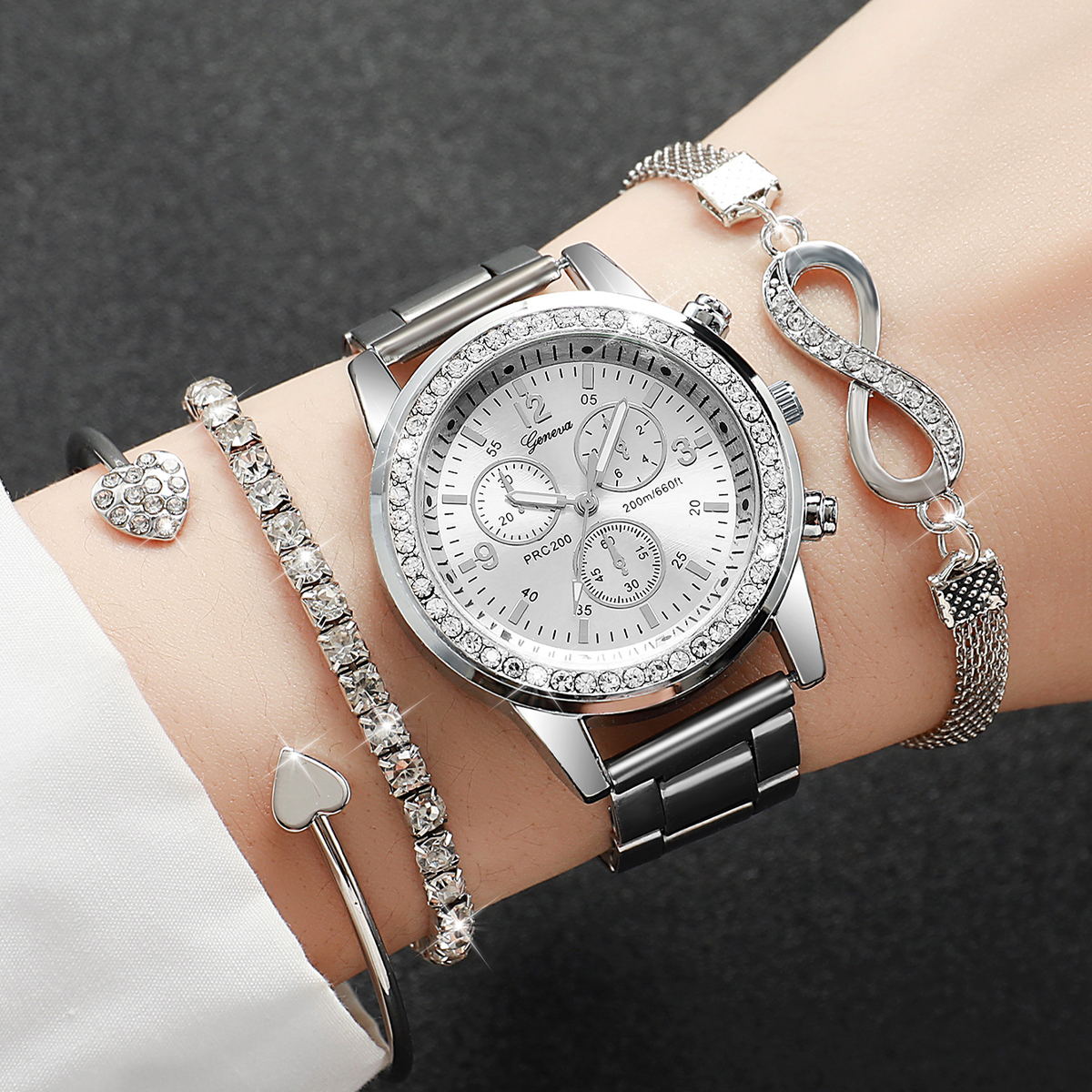 4PCS/Set Luxury Rhinestone Wom – обзор и цена Luxury Watch Packaging Box