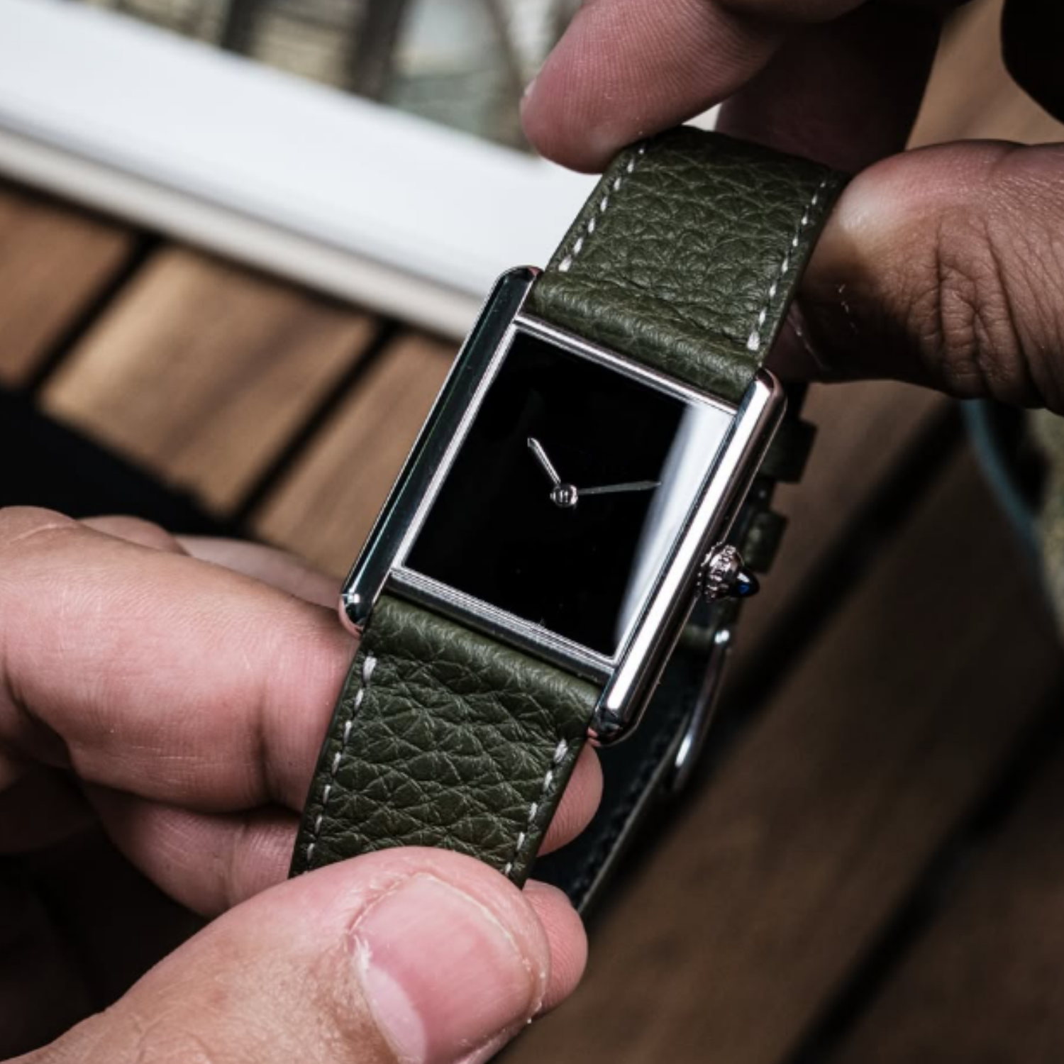 CILOA Black Square Tank Watch  – обзор и цена Luxury Watch All Black