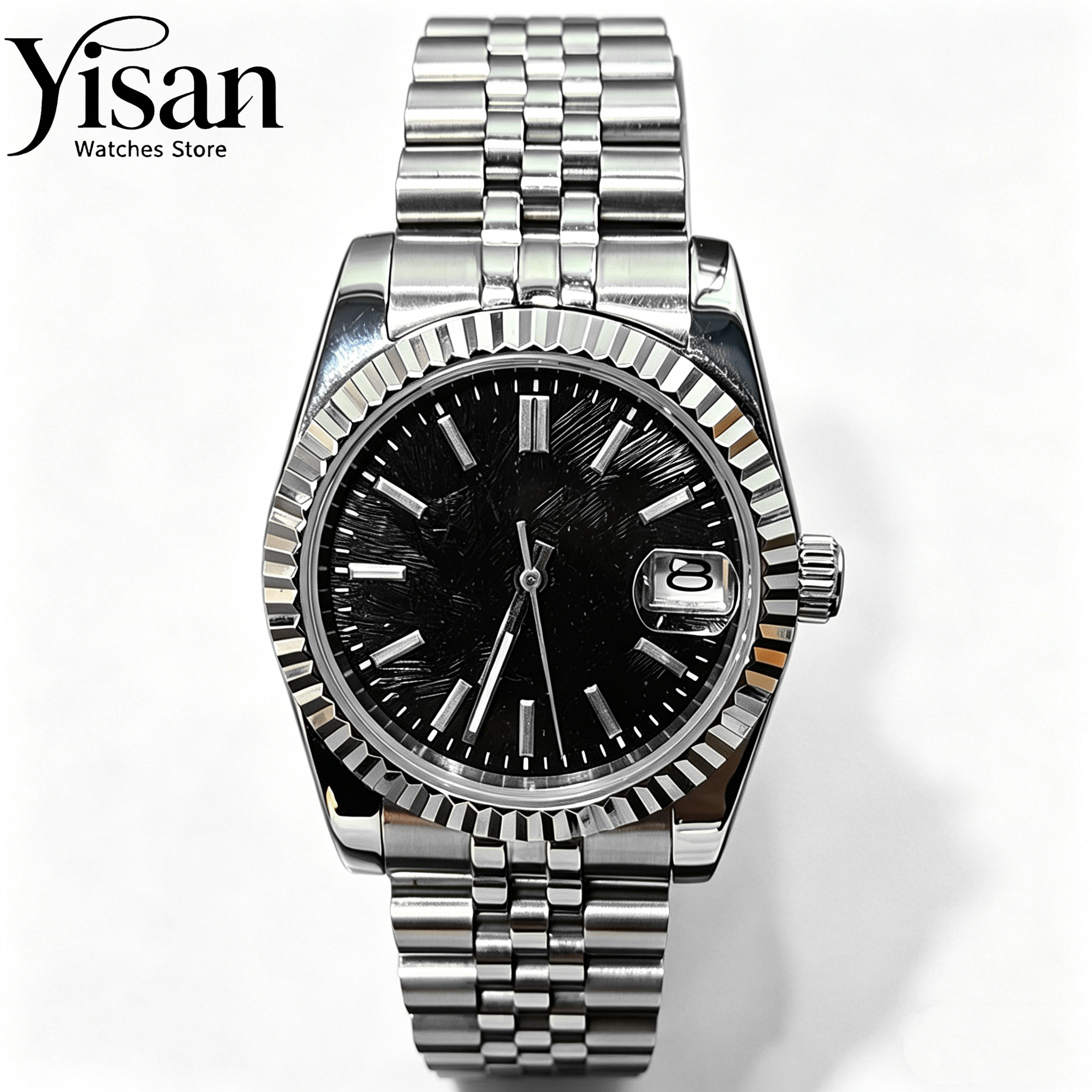 Yisan 36mm/39mm  silver case s – обзор и цена Luxury Watch Black