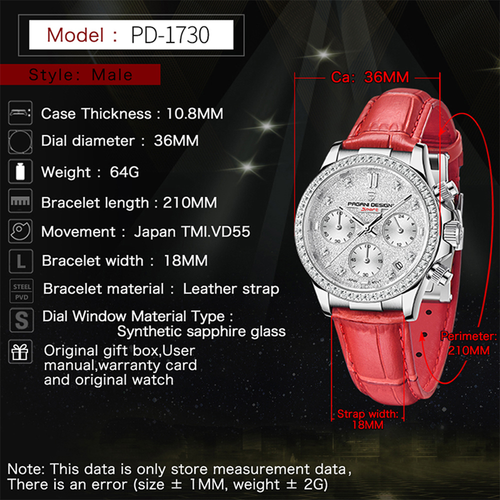 PAGANI DESIGN 1730 Fashion Mul – обзор и цена Luxury Watch Packaging Box
