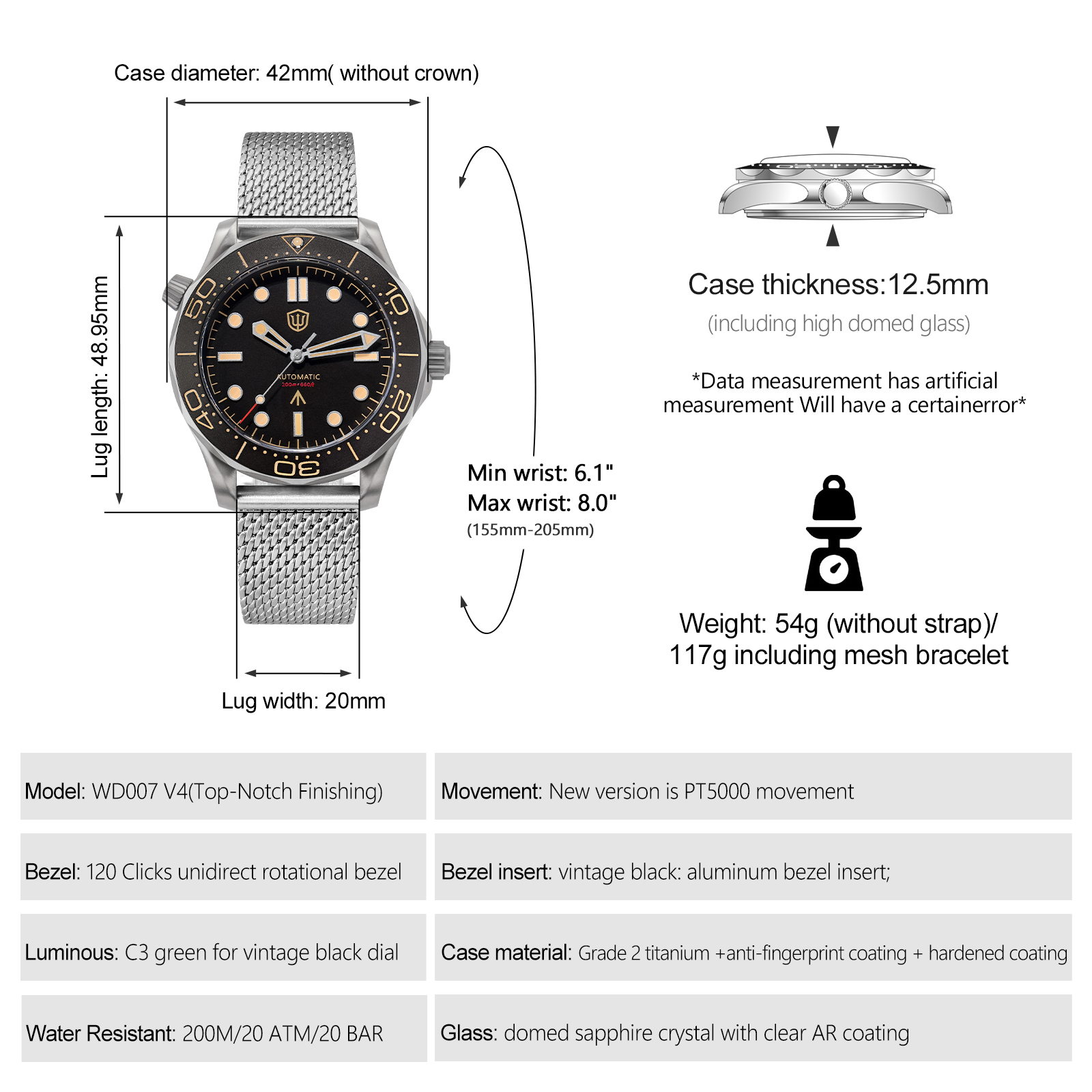Watchdives WD007 V4 Automatic  – обзор и цена Luxury Watch And Bracelet