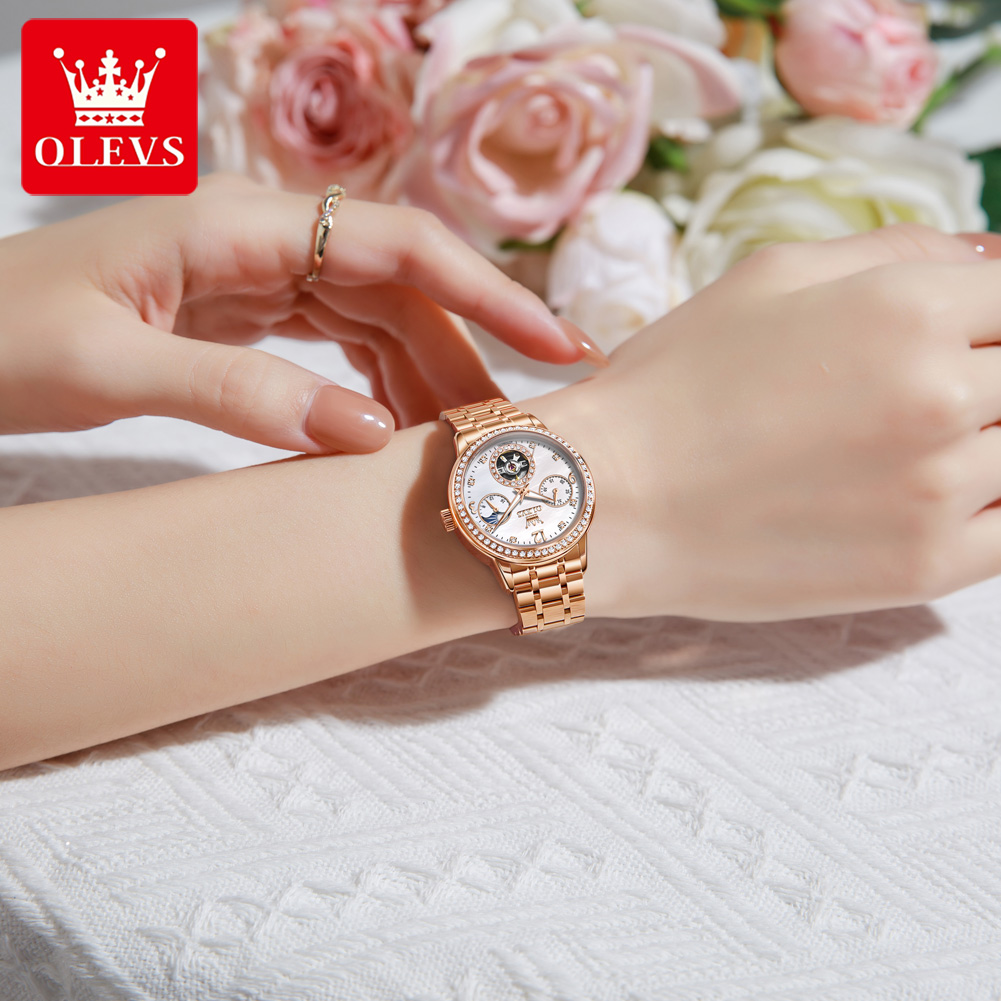 OLEVS Women's Watches Top Bran – обзор и цена Luxury Watch And Bracelet