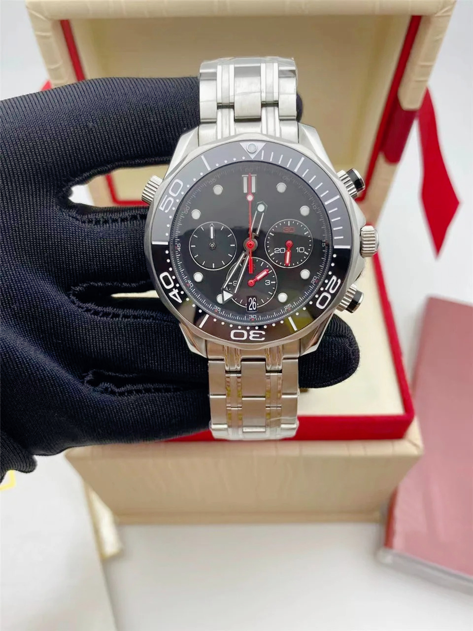 43mm Mens Elegant Luxury Quart – обзор и цена Luxury Watch Logos