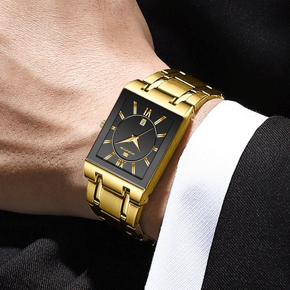 Men Business Watch Simple Desi – обзор и цена Luxury Watch All Black