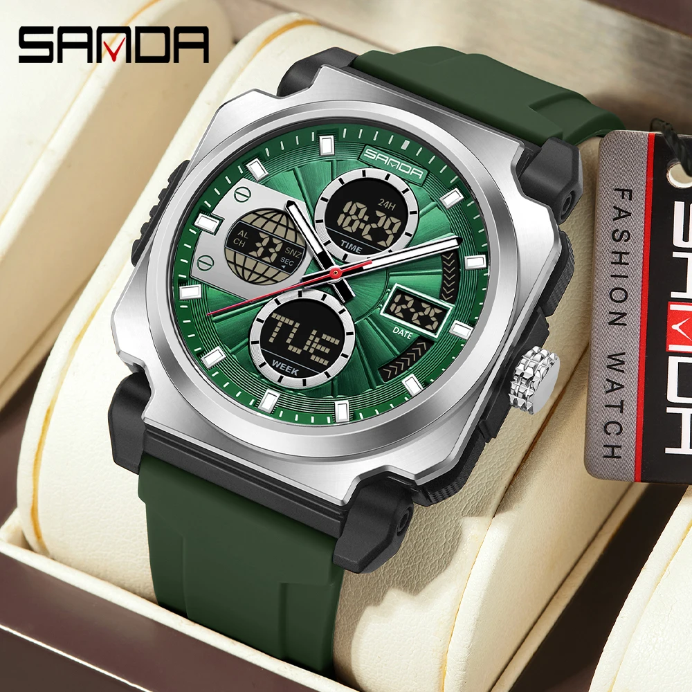SANDA Men's Electronic Watch O – обзор и цена Luxury Watch Shop