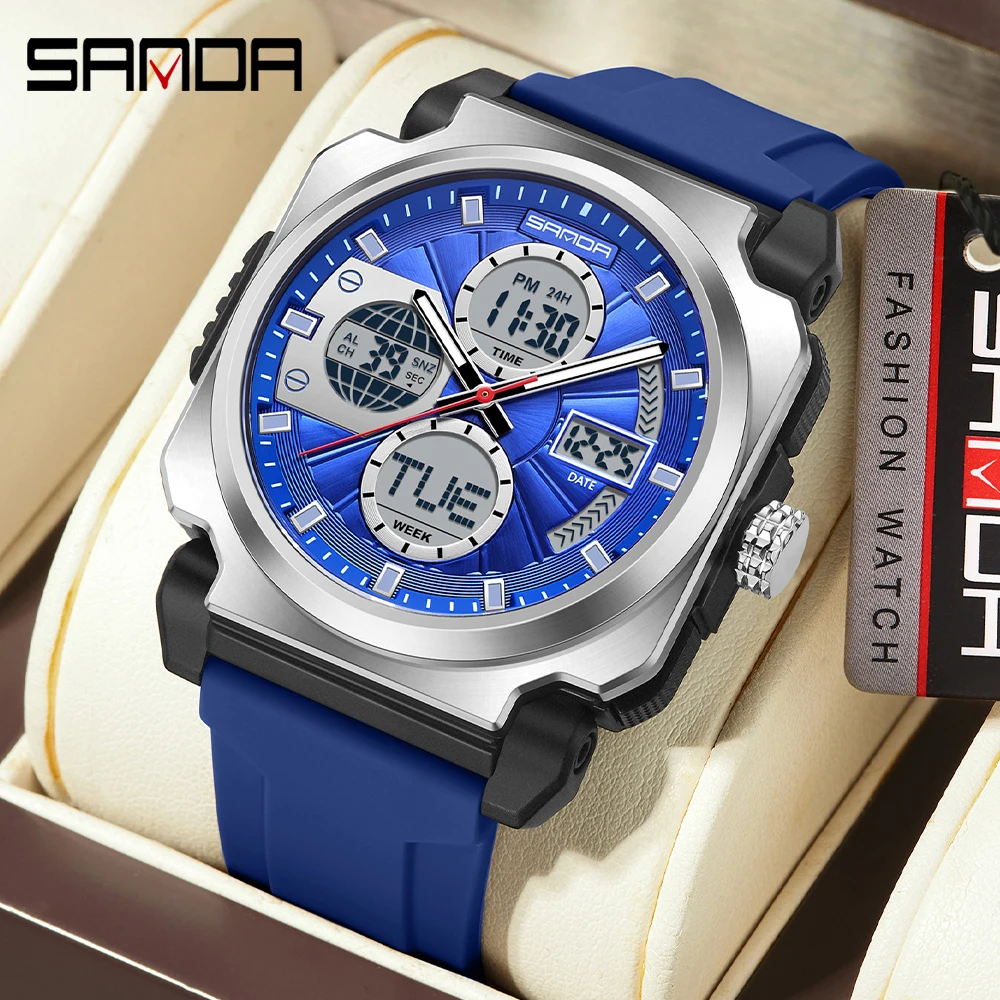 SANDA Men's Electronic Watch O – обзор и цена Luxury Watch Shop