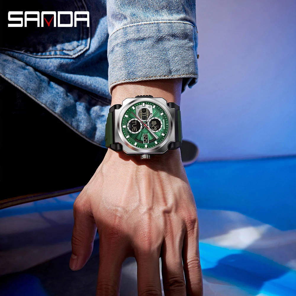 SANDA Men's Electronic Watch O – обзор и цена Luxury Watch Shop